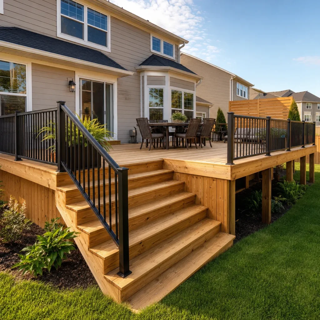 Completed home improvement project by Tuff Deck Builders Fort Wayne