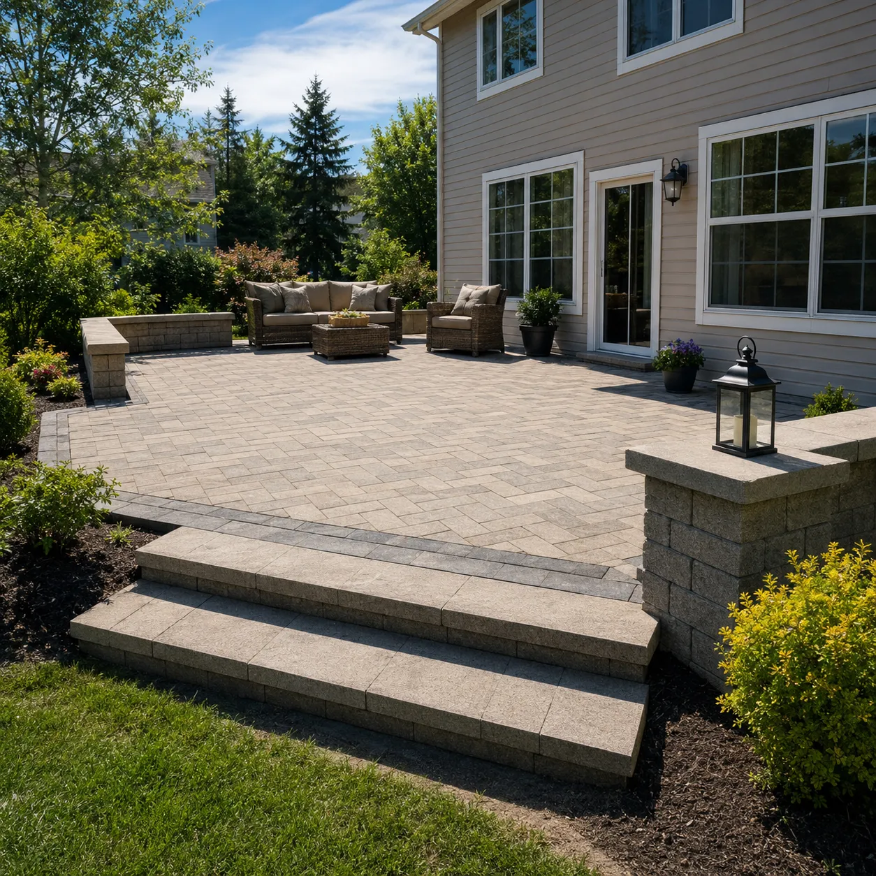 Completed outdoor living project by Tuff Deck Builders Fort Wayne