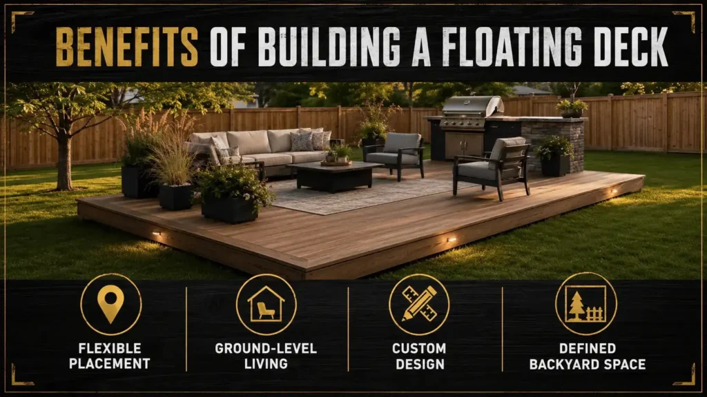 Benefits Of Building A Floating Deck