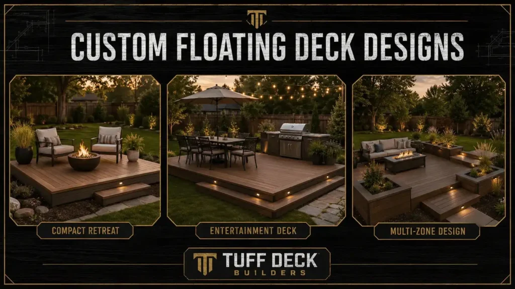 Custom Floating Deck Desings