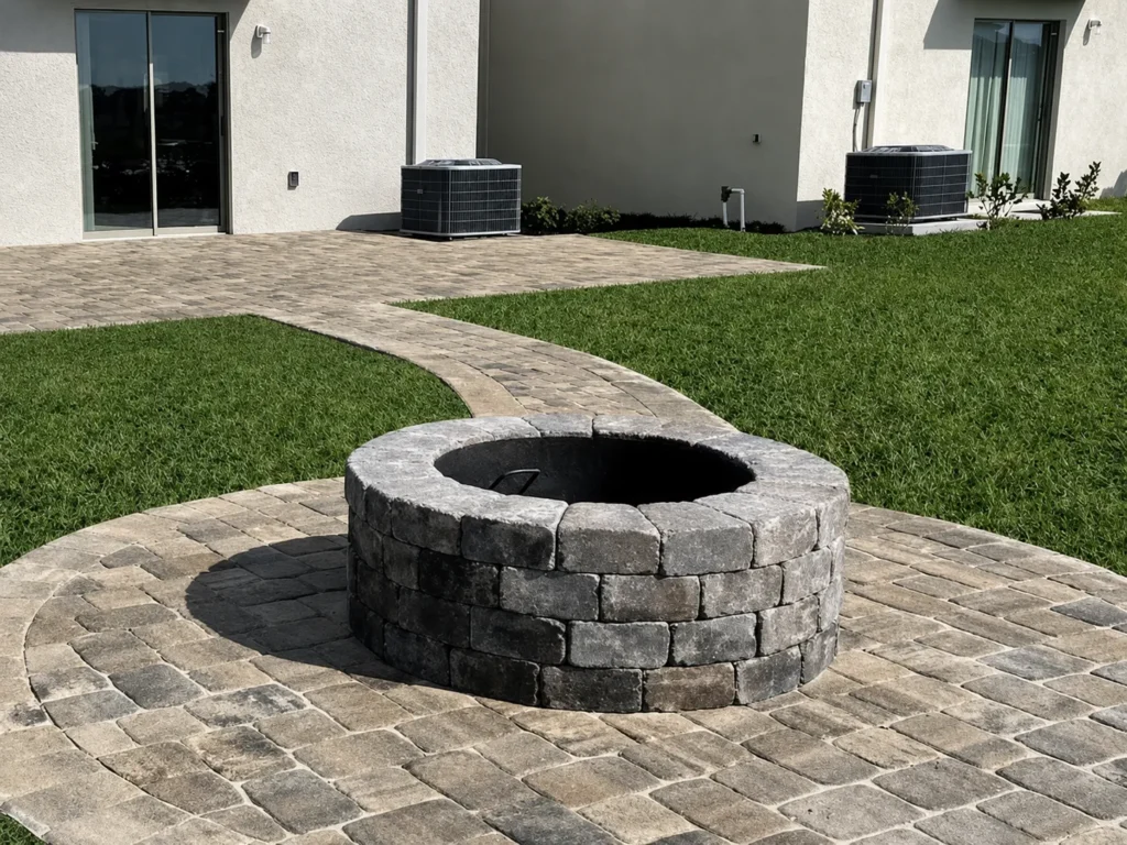 Outdoor living patio project completed near Fort Wayne