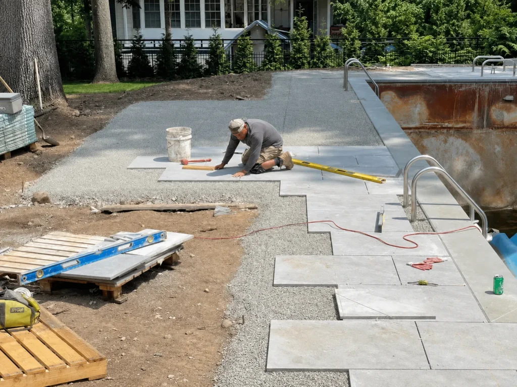 Custom patio project by Tuff Deck Builders Fort Wayne
