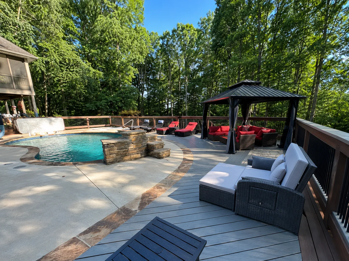 Custom pergola project by Tuff Deck Builders Fort Wayne