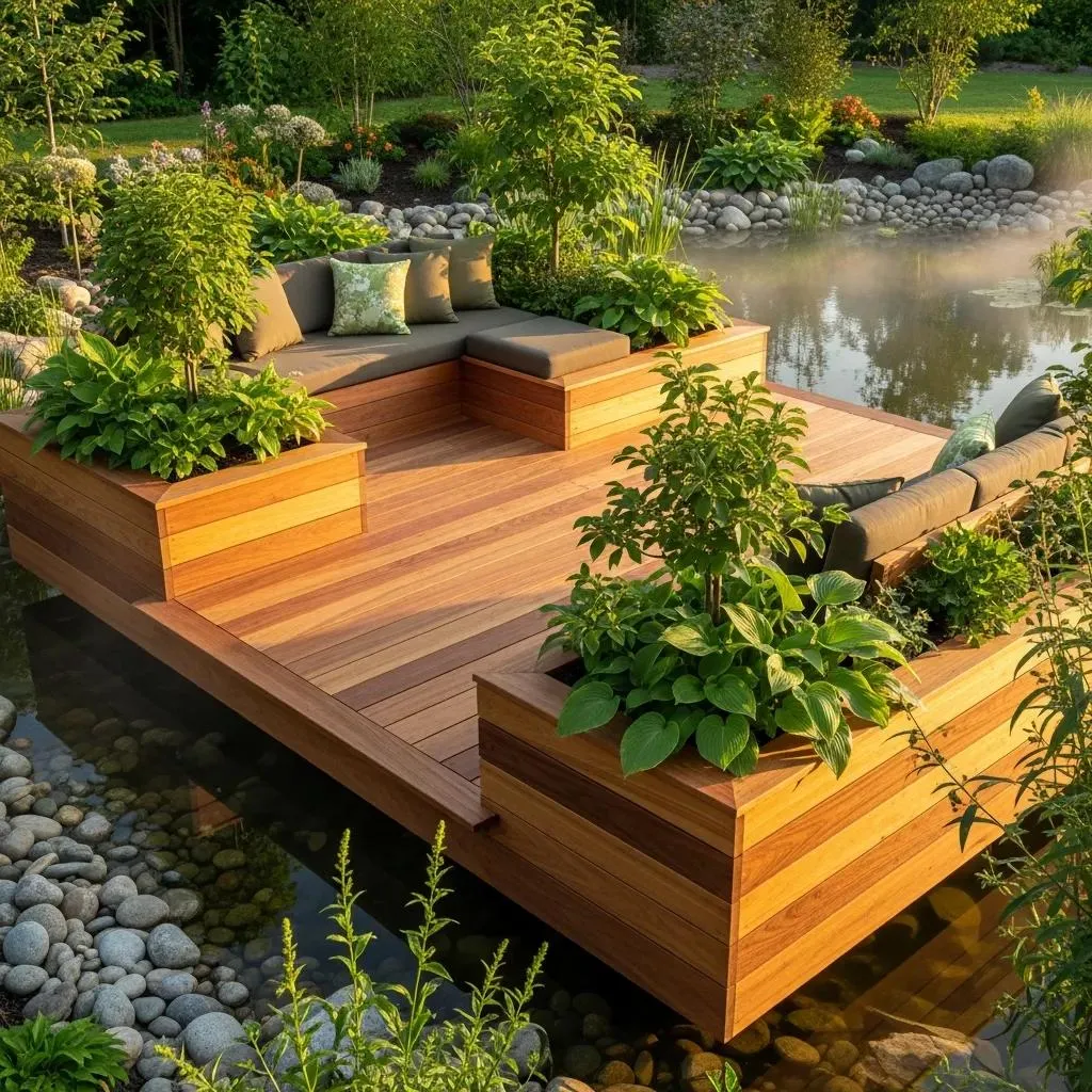 Custom deck design and construction in Fort Wayne with durable framing