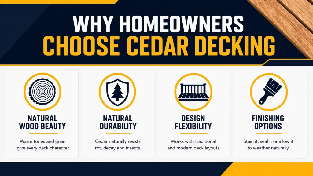 Cedar Decking