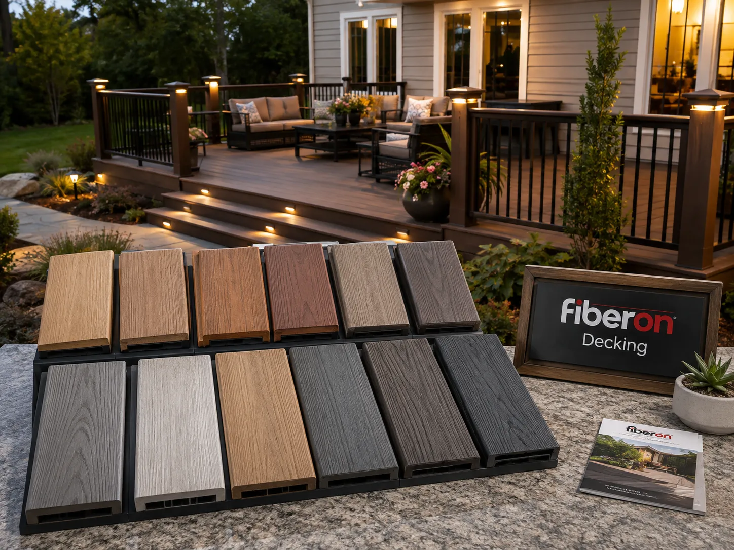 Fiberon decking installation in Fort Wayne, Indiana
