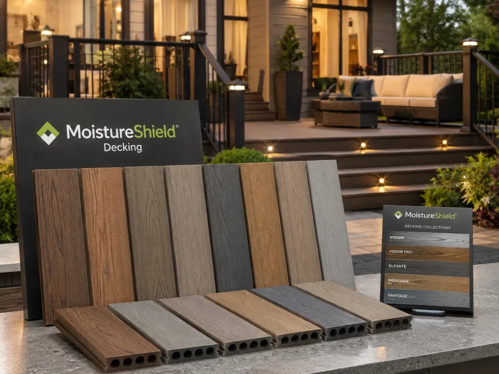 MoistureShield composite deck installation in Fort Wayne, Indiana